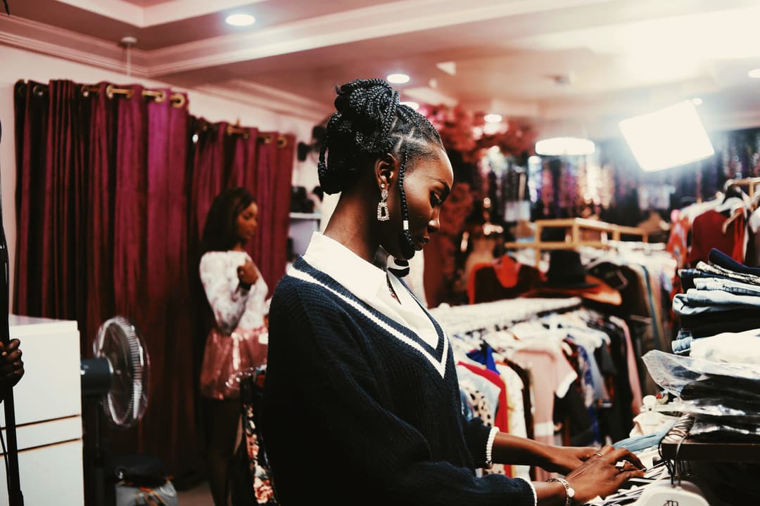 Inside boutique